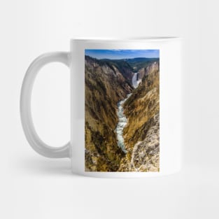 Lower Falls of Grand Canyon of Yellowstone Mug